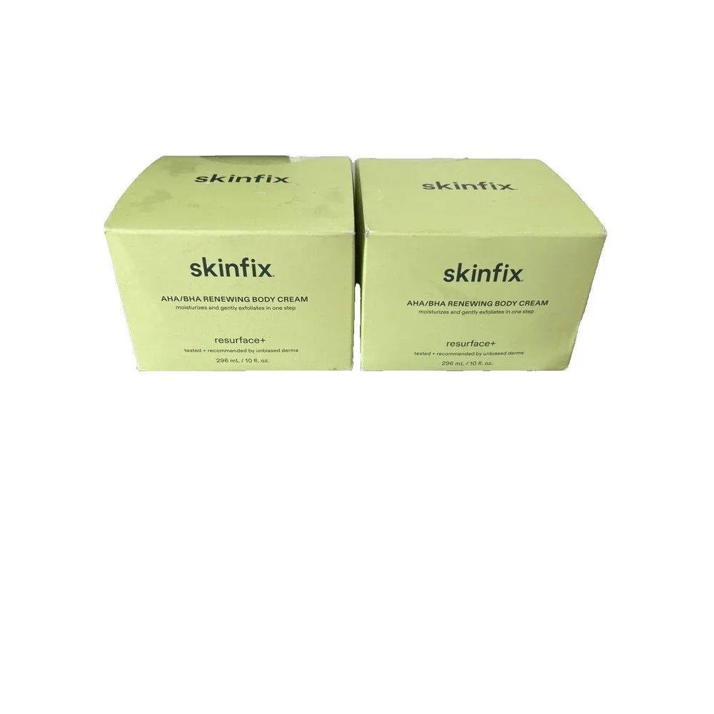SKINFIX LOT OF 2 Resurface+ AHA /BHA Renewing Body Cream 10 oz  NEW SEALED